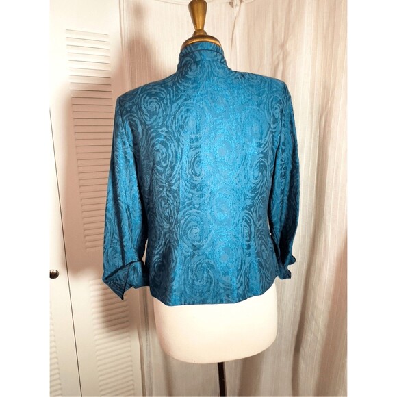 J.R. Nites Blouse Size 10 Women’s 80's Vintage 2 Piece Jacket w/ Tank Blouse - Picture 3 of 6